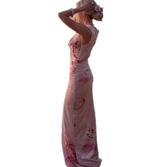 Femme Elegant Raffineret Maxikjole Stilla