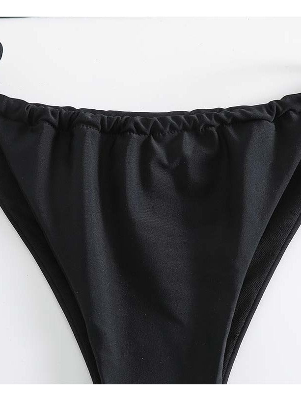 Dame Push-Up Bandeau Bikini Sæt Stilla