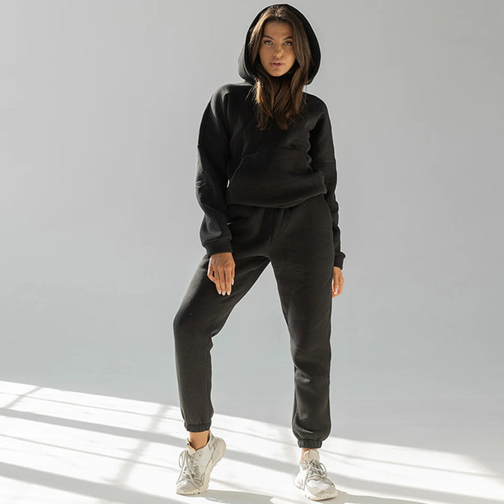Dame Comfort-Wellness-Hoodie-Sæt Stilla