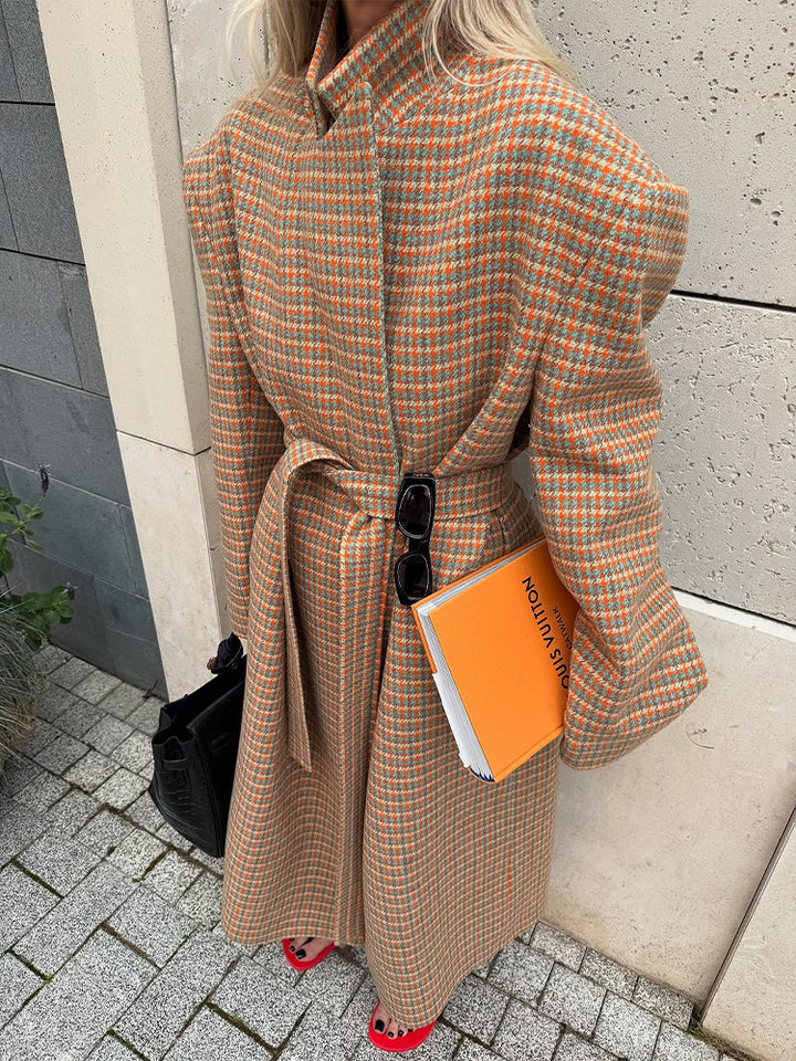 Dame Oversized Dobbeltknap frakke Stilla