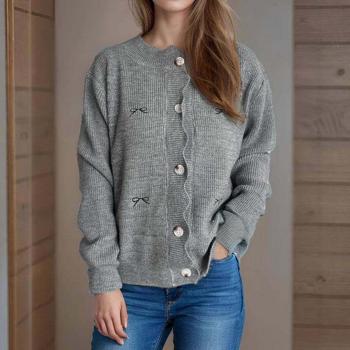 Kvinders cardigan med legende detaljer Stilla