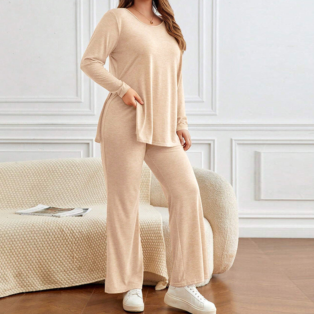 Dame loungewear med lange ærmer og komfortable bukser Stilla