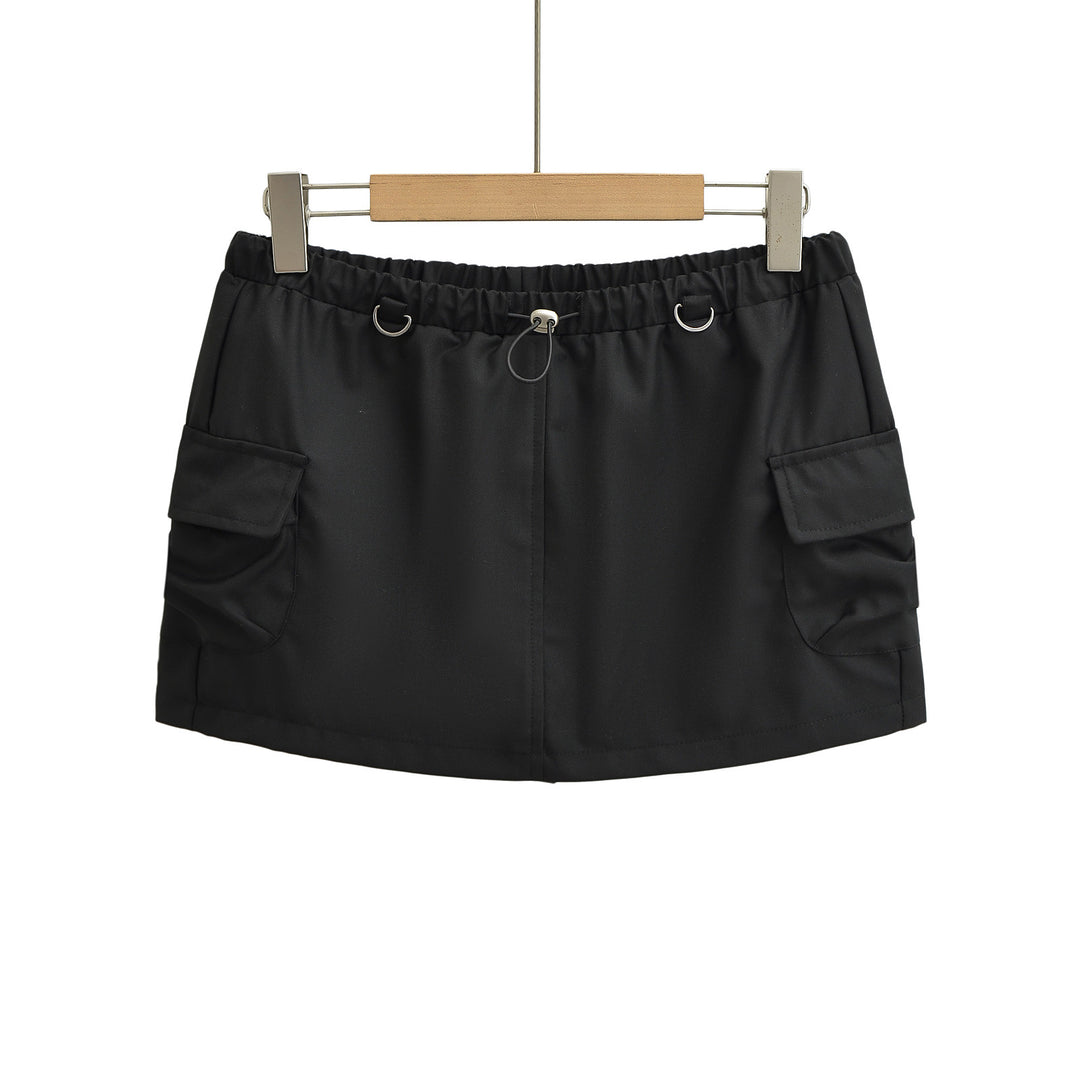 Dame Cargo-shorts med elastisk talje og praktiske sidelommer Stilla