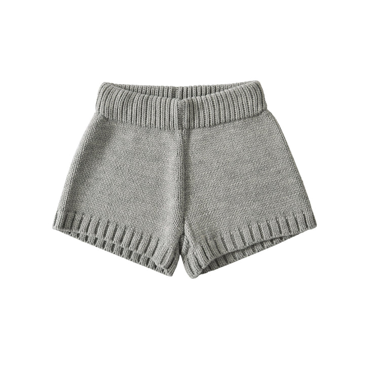 Damer strikkede sommer-shorts med elastisk talje og sidelægger Stilla