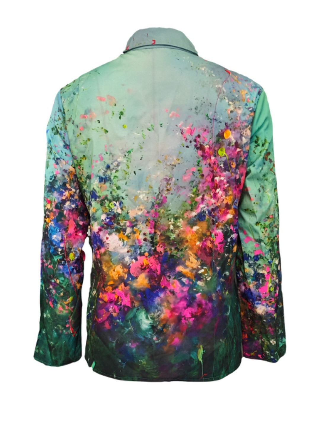 Damebluse med floralt tryk og afslappet snit Stilla