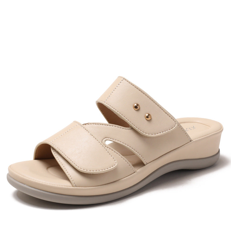 Dame slippers med justerbare remme og polstret indersål Stilla