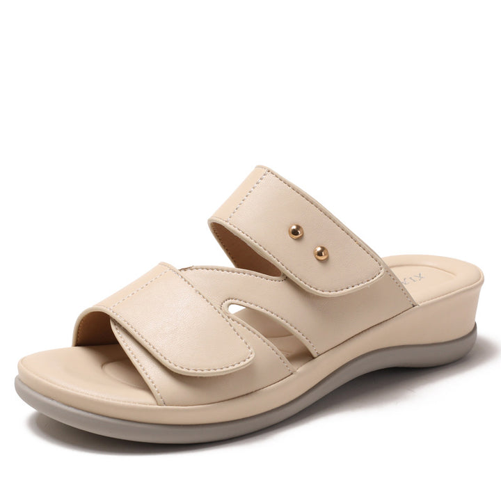 Dame slippers med justerbare remme og polstret indersål Stilla