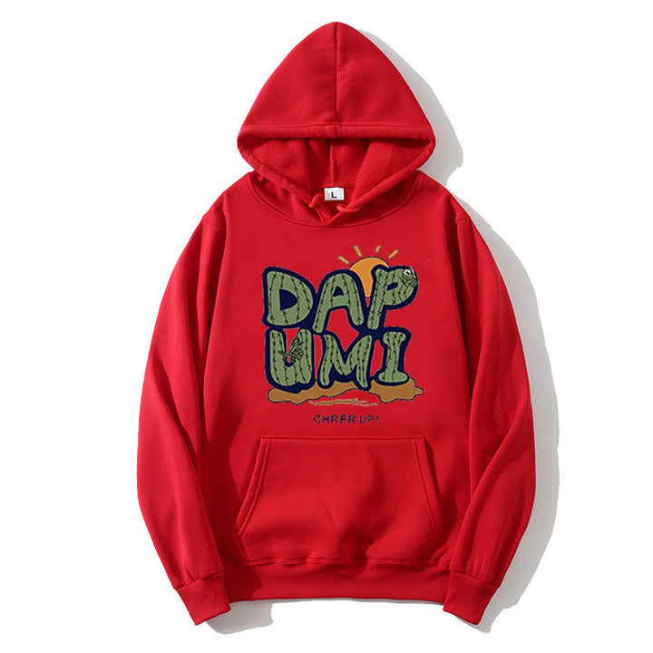 Dame hoodie med humoristisk grafisk design Skovae