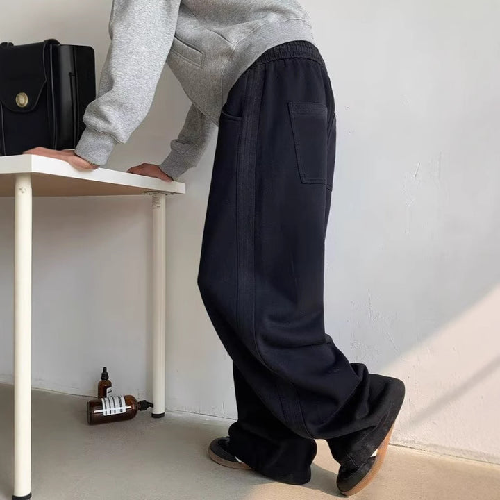 Herrer Behagelige Relaxed Fit Sweatpants med elastisk talje og praktiske lommer Stilla