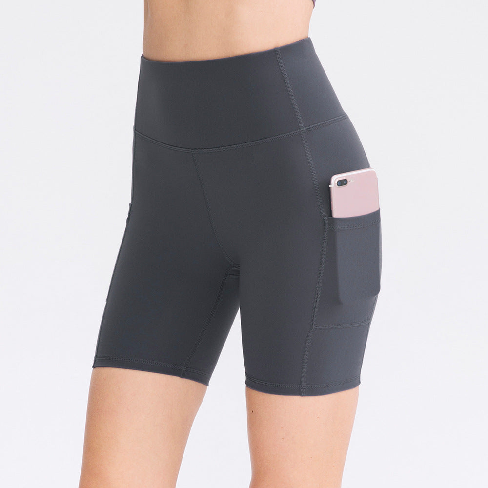Dame Sportliche Højt Skårne Shorts Stilla
