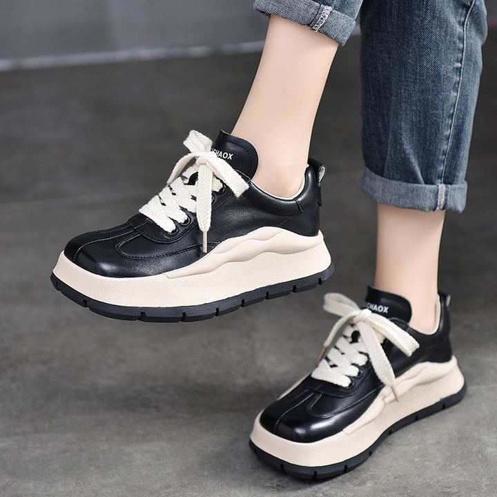 Dame Mode Sneakers med tykk profilsåle og robust overdel Stilla