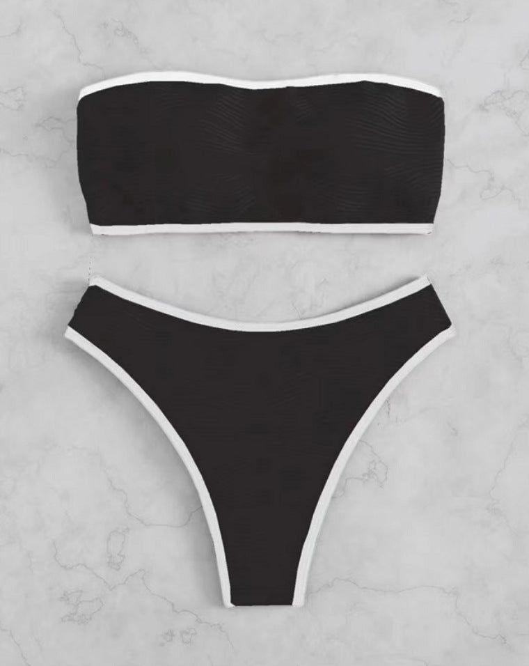Dame Bandeau Bikini med behagelig pasform Skovae