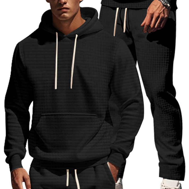 Herrer moderigtig hoodie med struktureret design Stilla