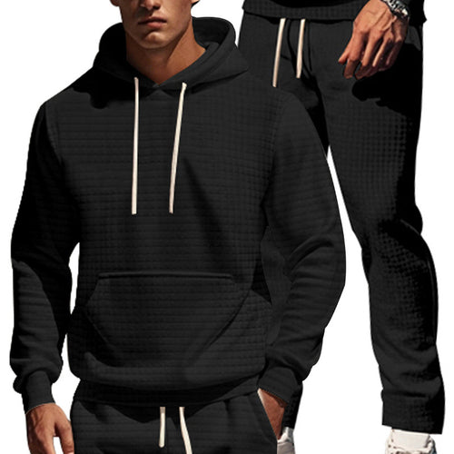 Herrer moderigtig hoodie med struktureret design Stilla