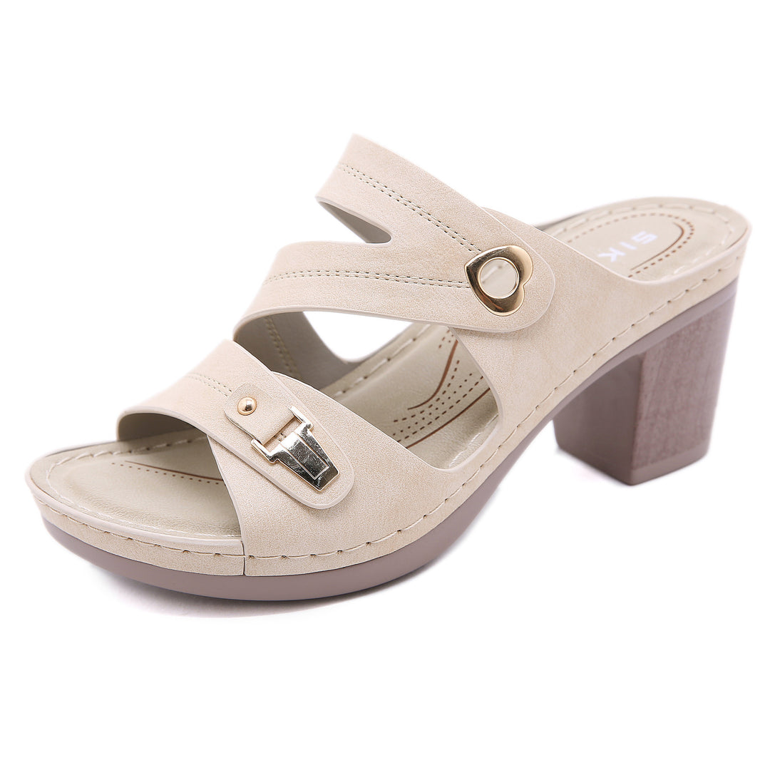 Dame Komfortable Sandaler med elegant spænde Stilla