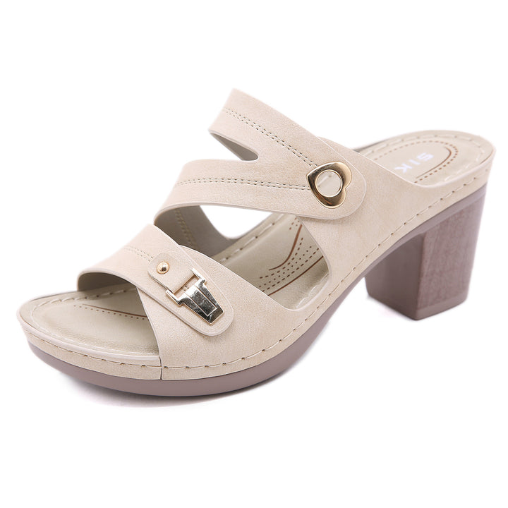 Dame Komfortable Sandaler med elegant spænde Stilla