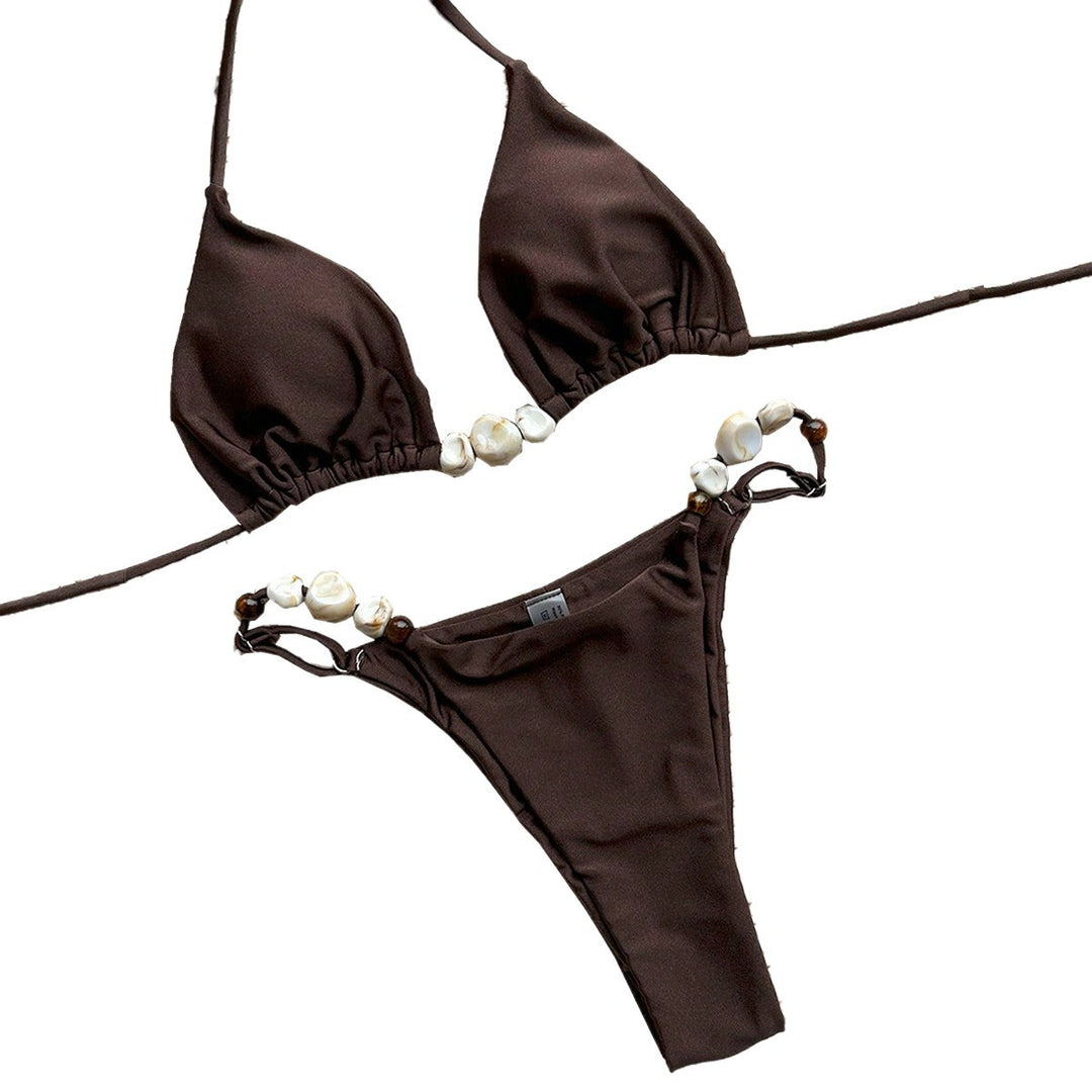Dame Handmade Skald-Accent Bikini-Sæt Stilla