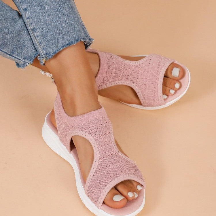 Dame sporty sandaler med åndbart overmateriale og polstret sål Stilla