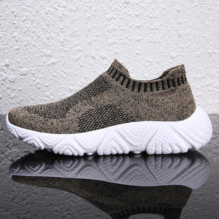 Unisex nan Slip-on Citywalker med elastisk mesh-overdel og skulptureret bølgesål Skovae