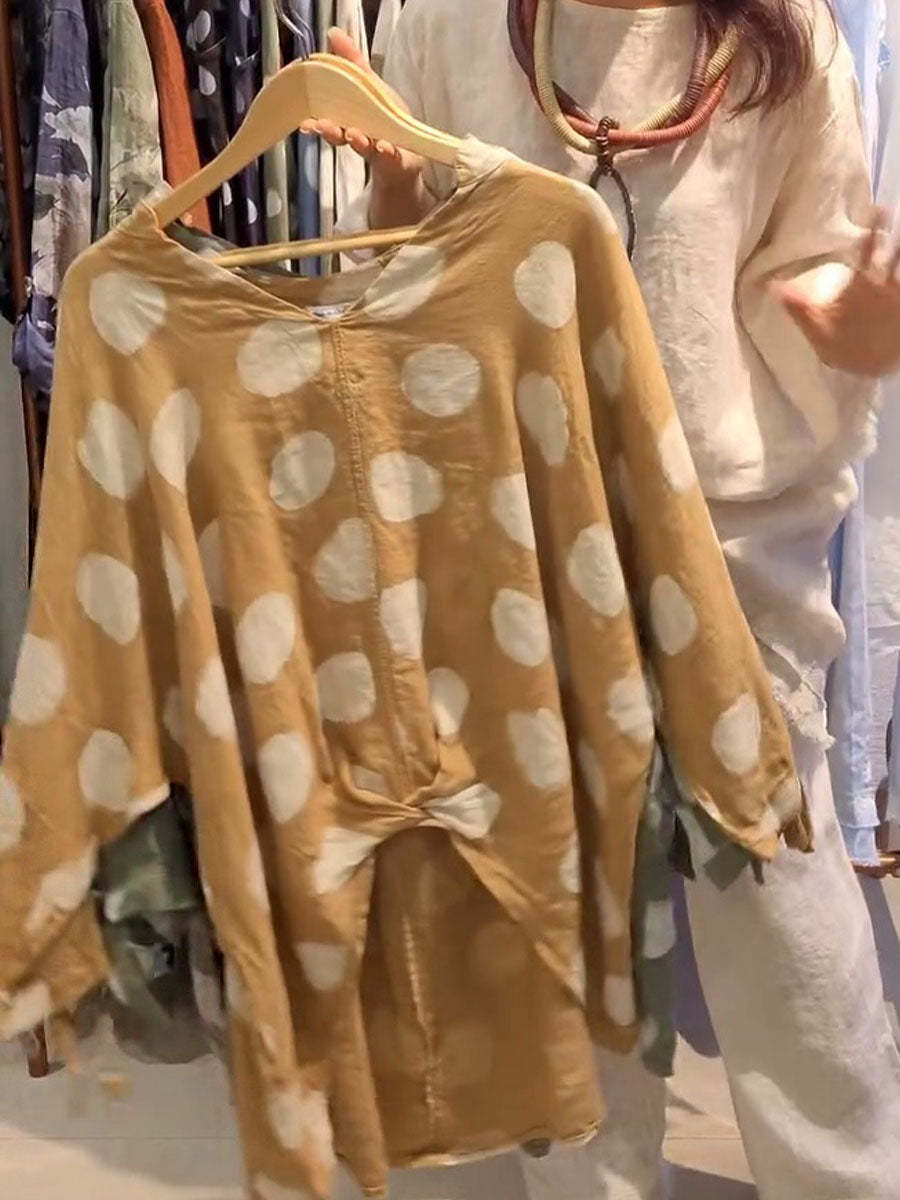 Dame Let Punkt-Kimono Overdel Stilla