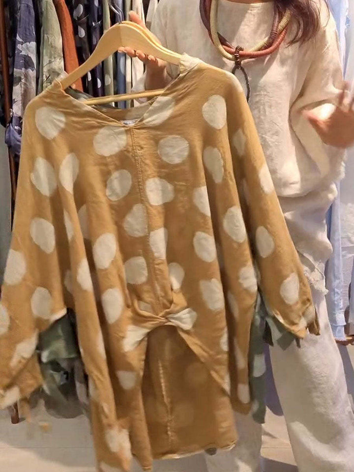 Dame Let Punkt-Kimono Overdel Stilla