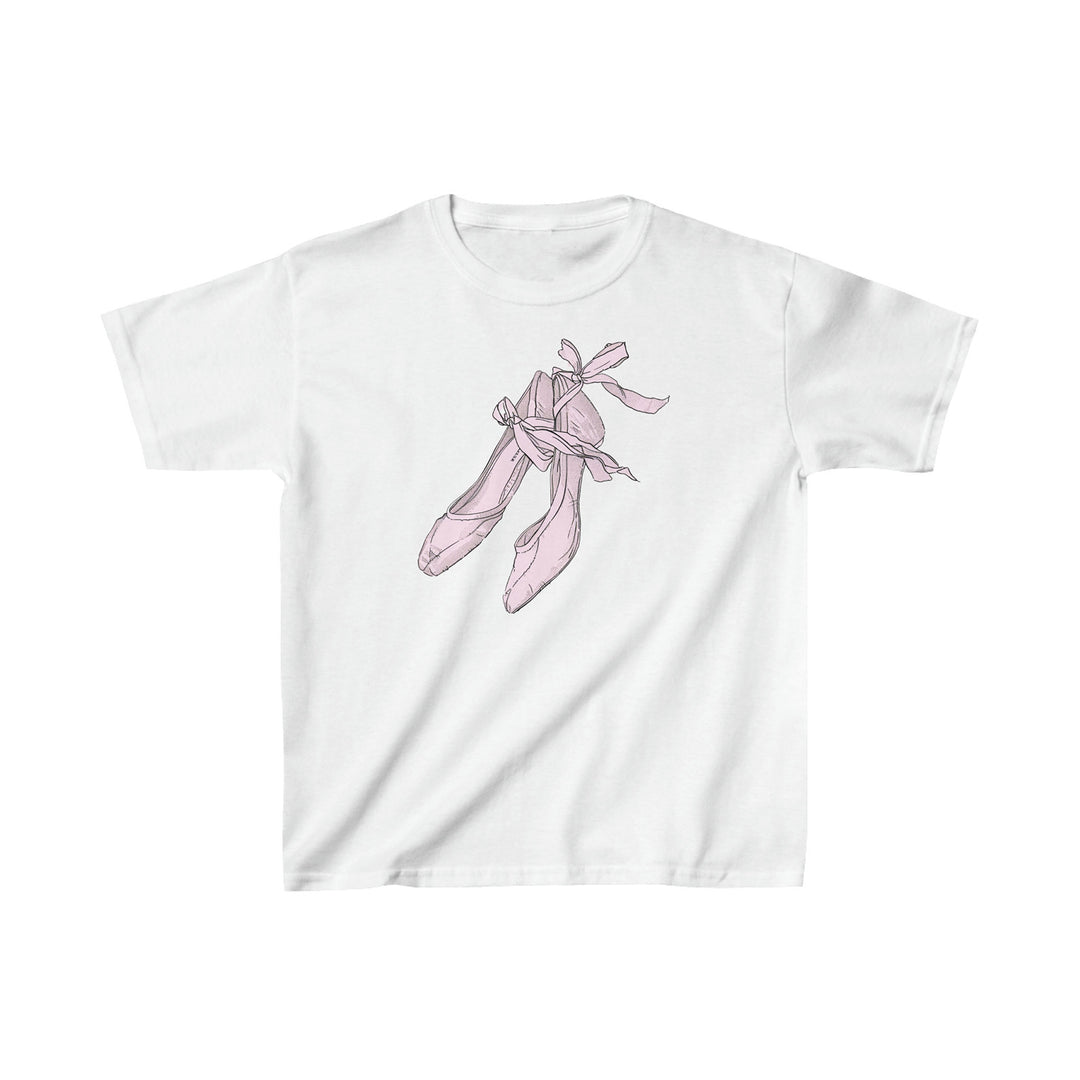 Dame T-shirt med dekoreret hjerte-motiv Skovae
