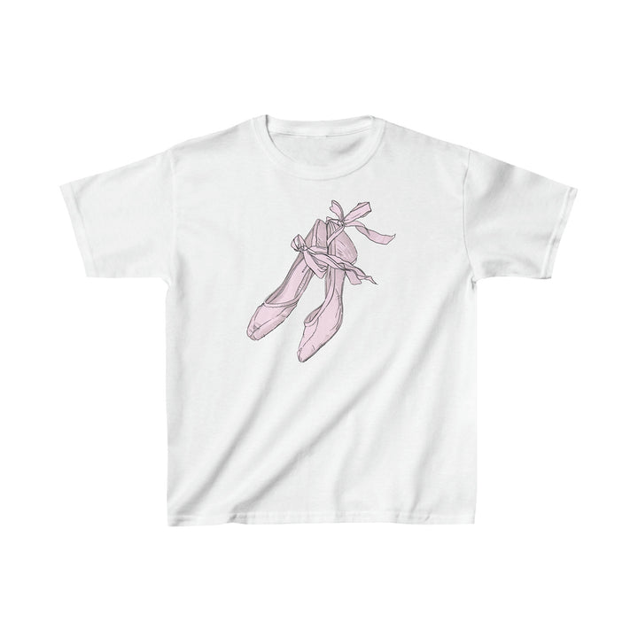 Dame T-shirt med dekoreret hjerte-motiv Skovae