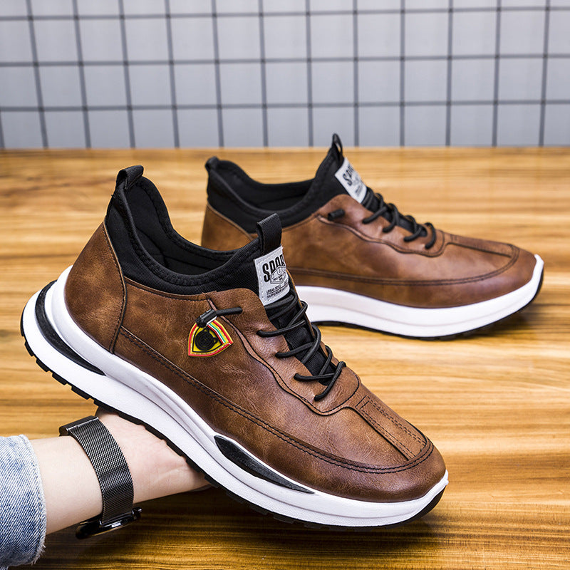 Herrer Premium Læder Lifestyle Sneakers Stilla