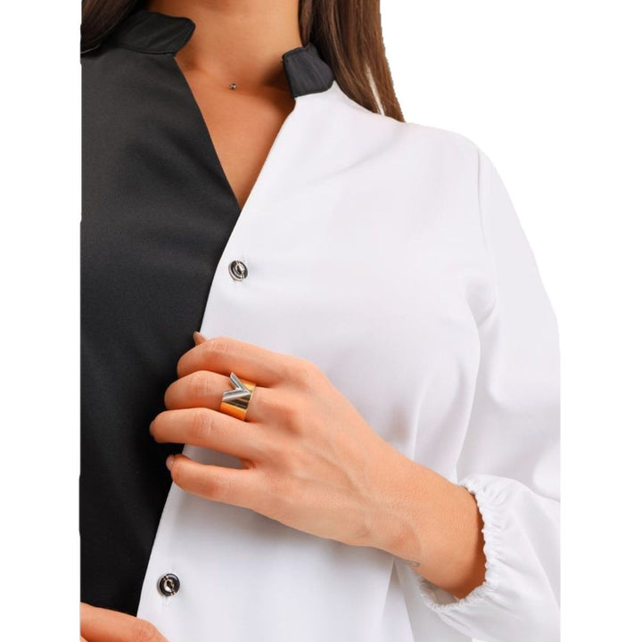 Dame Mode Bluse med asymmetrisk snit Stilla