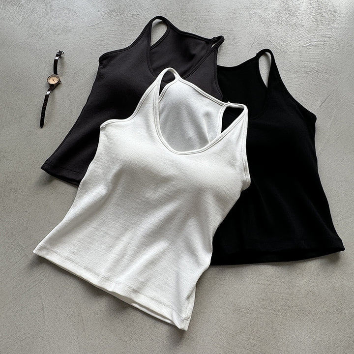 Dame Sportsligt Tanktop med Racerback-design Stilla