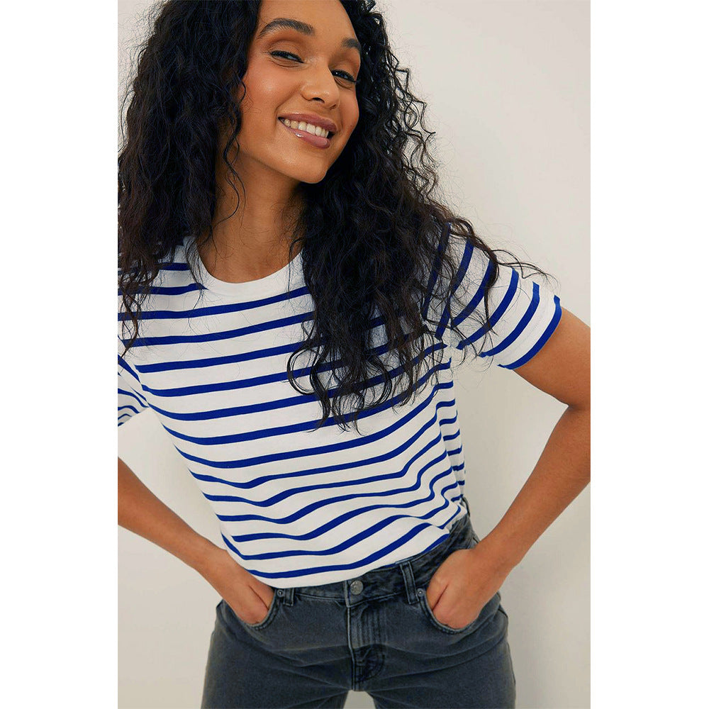 Dame stribet T-shirt Stilla