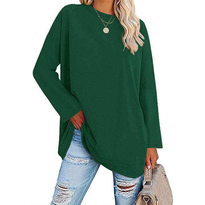 Dame Oversized Langærmet T-shirt med afslappet snit Stilla