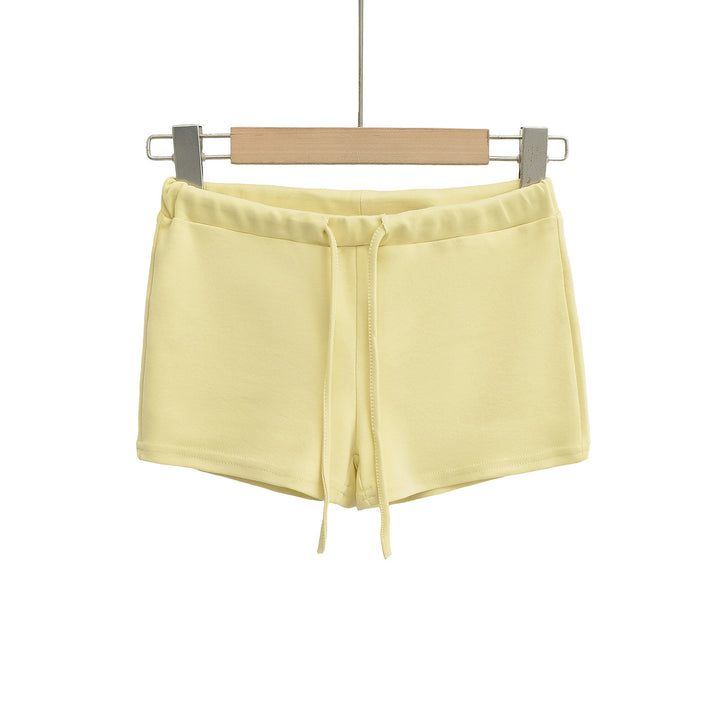 Damer behagelige fritidshorts med elastisk linning og praktiske lommer Stilla