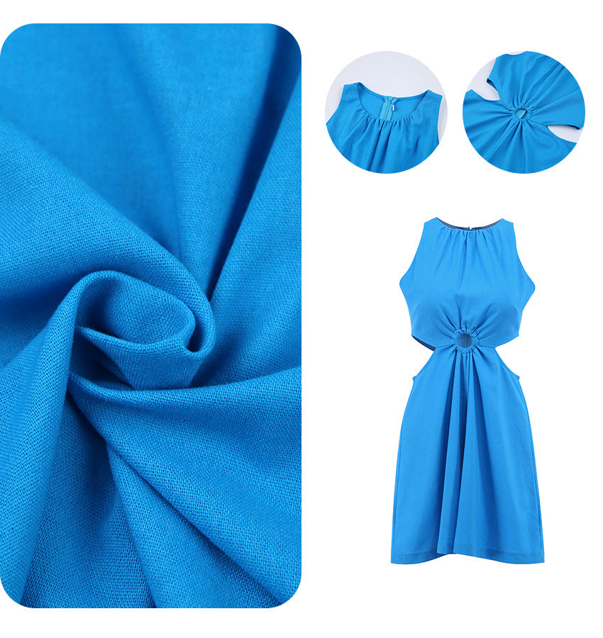 Dame Playsuit med flot Cut-Out design og løs pasform Stilla