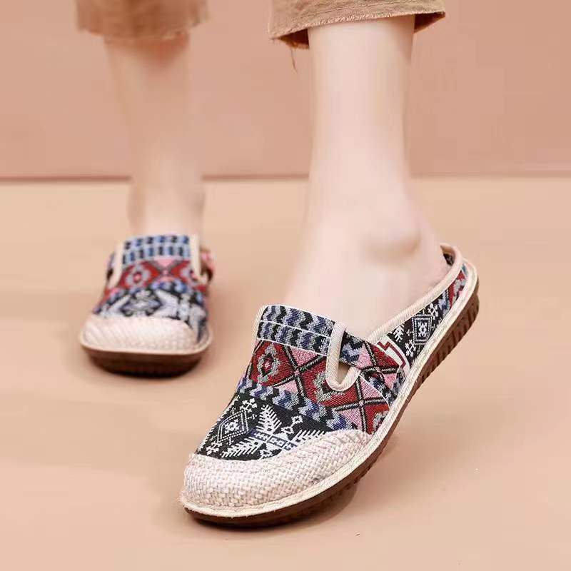 Femme Kunstnerisk Mønstret Slippers Stilla