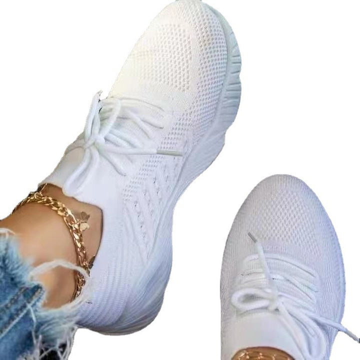Dame Åndbare Sport-Sneakers med fleksibelt Overmateriale og skridsikker Såle Stilla