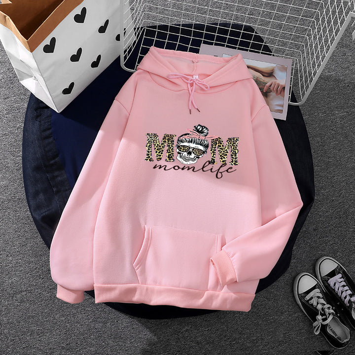 Kvindernes hoodie med kreativt kraniedesign Stilla