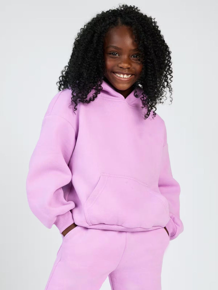 Dame afslappet hoodie med blødt indvendigt foder og praktiske lommer Stilla