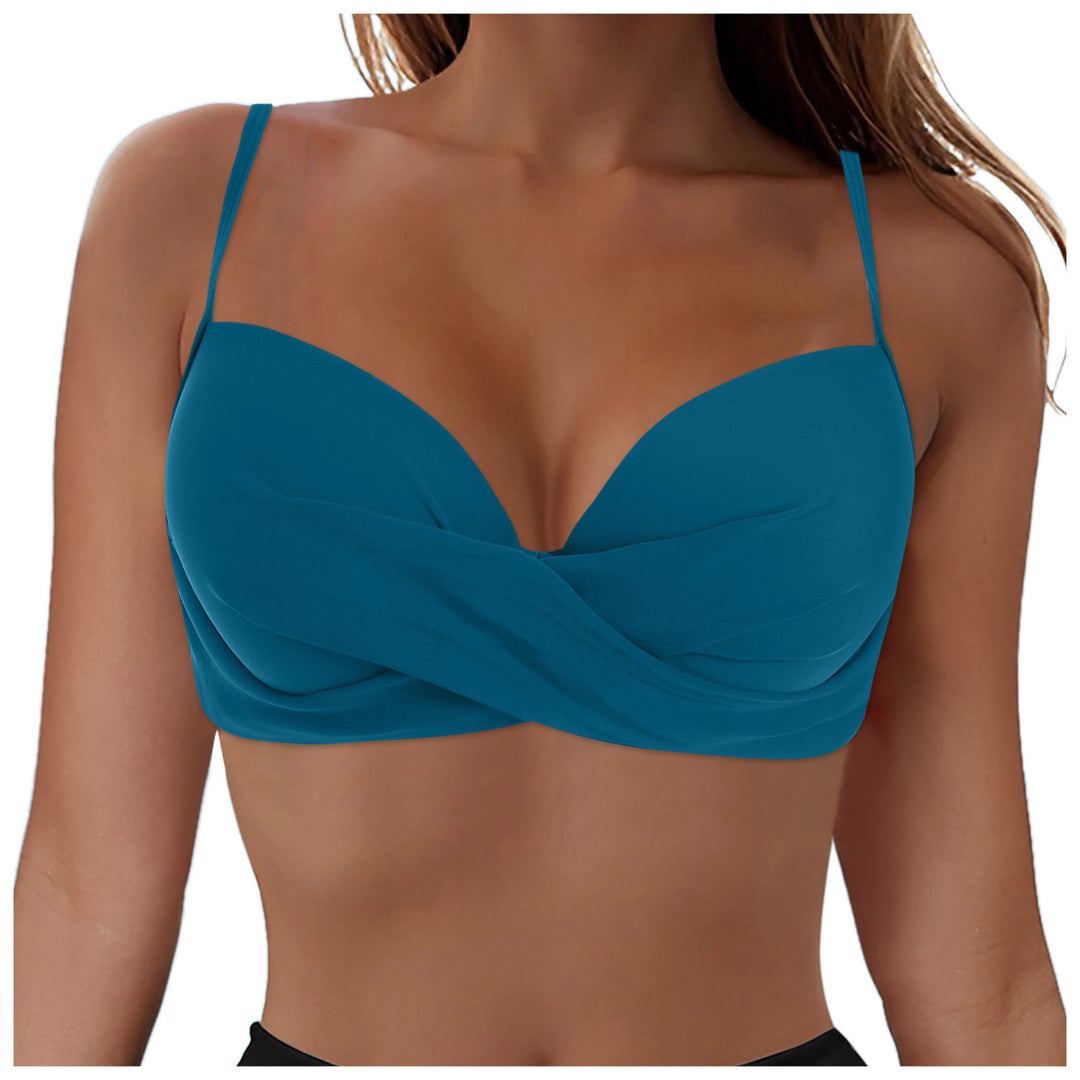 Dame Elegant Bikini top med indpakningsdesign Skovae