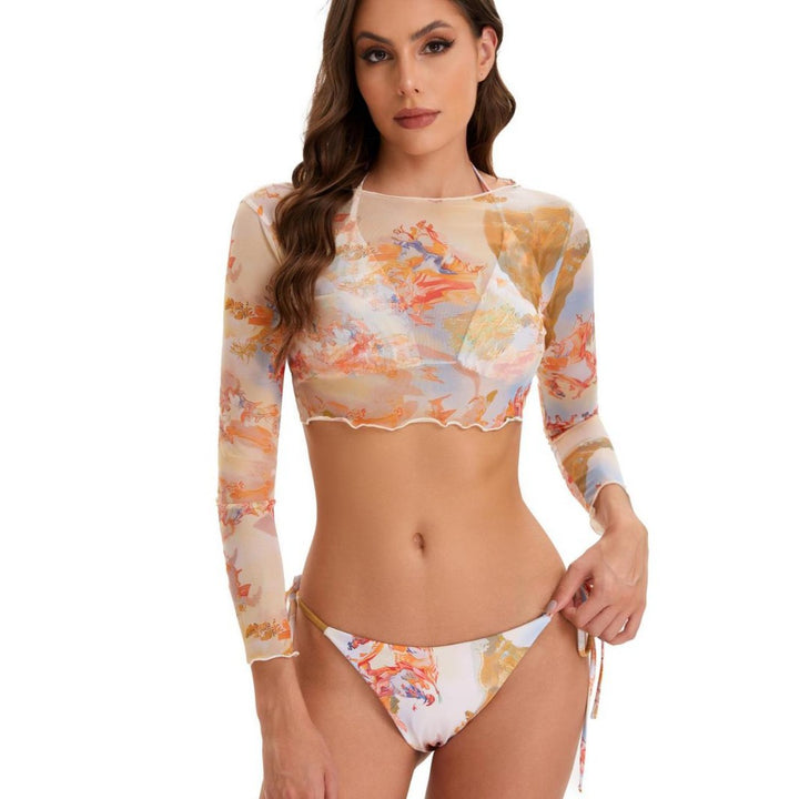 Dame Crop-Top Badedragt Skovae