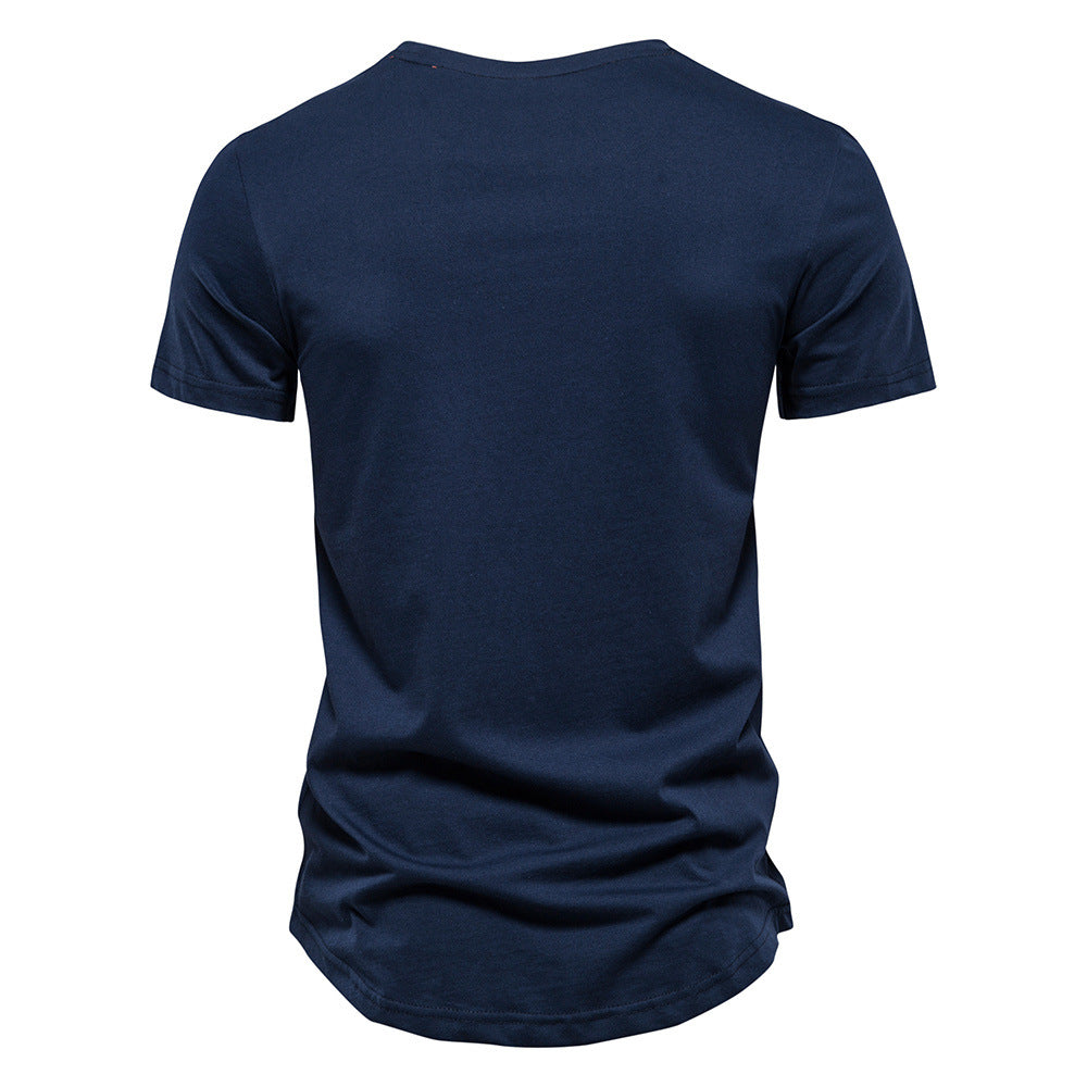 Herrer høj kvalitets T-shirt med moderne grafiktryk Stilla
