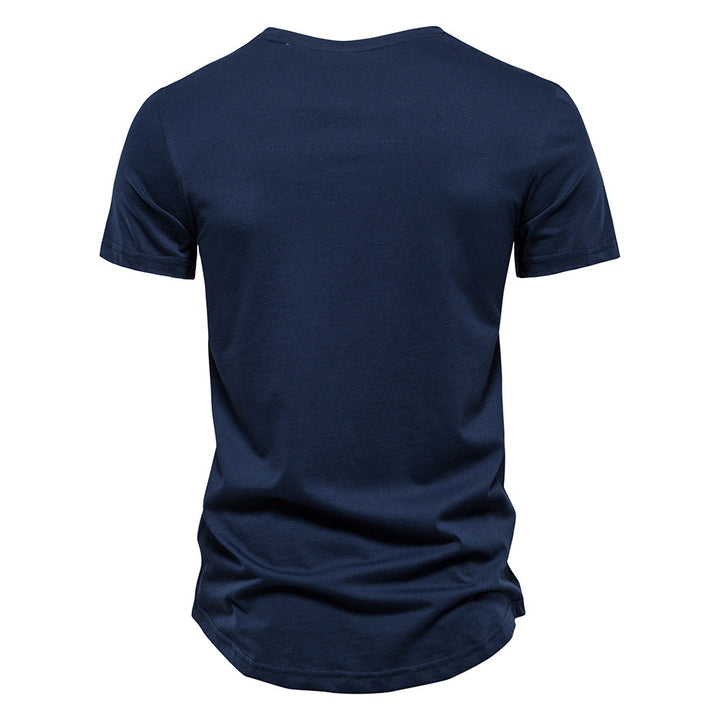 Herrer høj kvalitets T-shirt med moderne grafiktryk Stilla