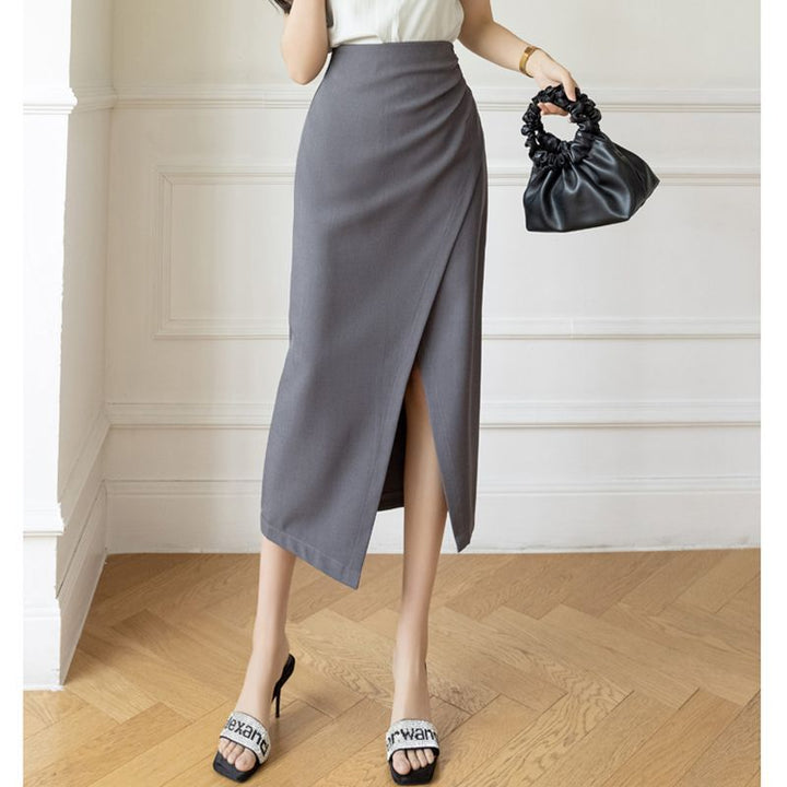 Kvinders elegante maxi nederdel med sideslids Stilla