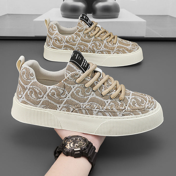 Dame Tekstureret Løse Snørebånd Sneakers Stilla