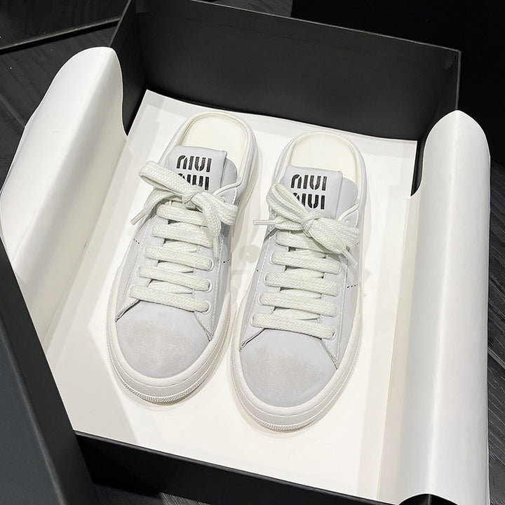 Dame Slip-On Sneaker med åndbar mesh-overflade og sporty sål Stilla