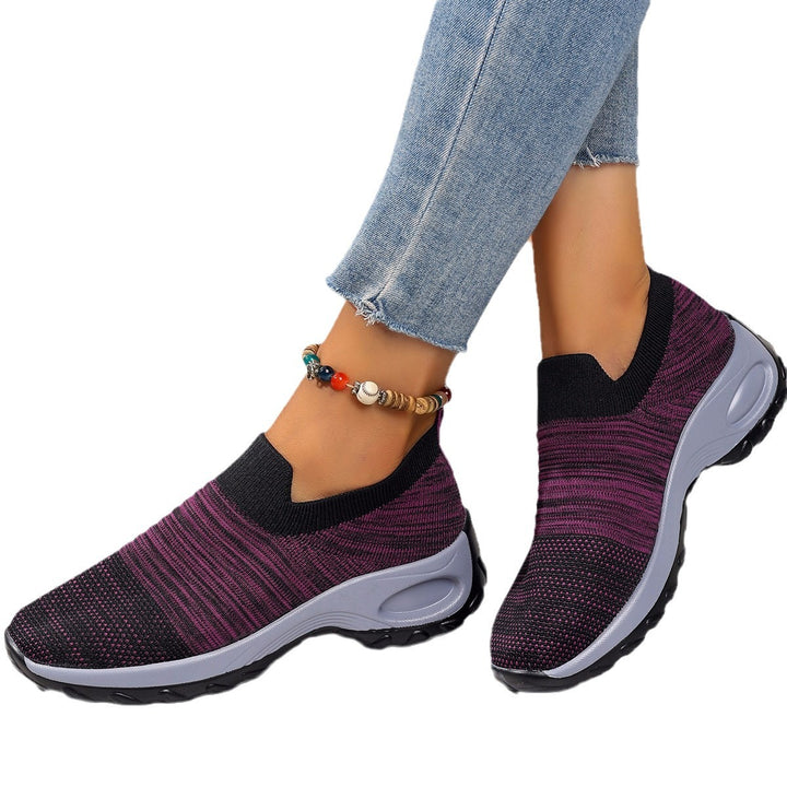 Dame Åndbare Slip-On Sneakers med elastisk indsats Stilla
