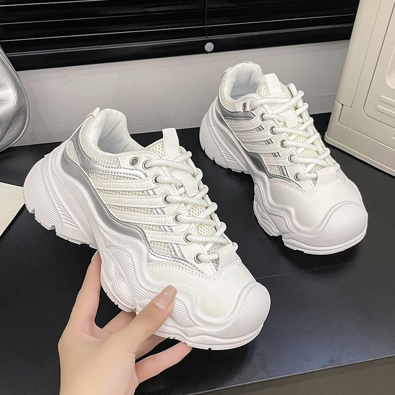 Dame moderigtige Chunky Sneakers med åndbar Mesh-konstruktion og robust såleprofil Stilla