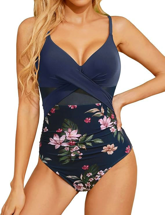 Dame Kvalitets Én-delt Badetøj med trendy Cut-Out-detaljer Skovae