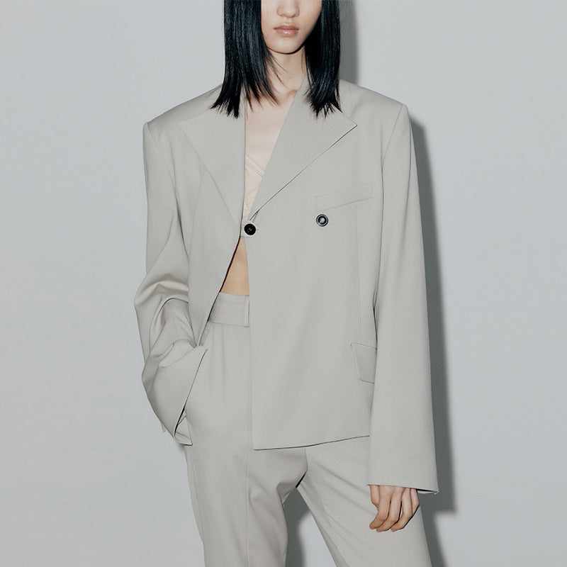 Dame Oversized Blazer med moderne snit og elegante detaljer Stilla