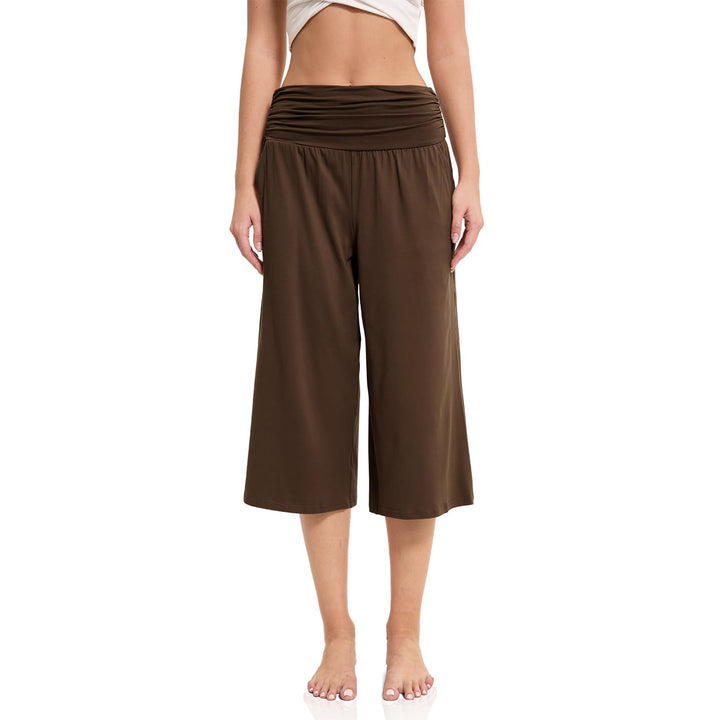 Dame Elegant og komfortabel Culotte-bukser med høj talje Stilla